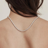 The Classic Tennis Necklace Silver