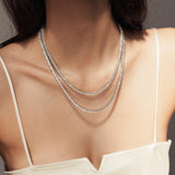 The Classic Tennis Necklace Silver