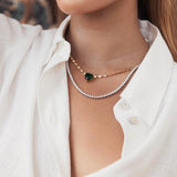 The Classic Tennis Necklace Silver