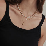 The Classic Tennis Necklace Gold