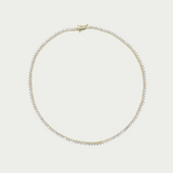 The Classic Tennis Necklace Gold