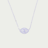 Evil Eye Silver Necklace
