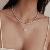 The Classic Tennis Necklace Silver