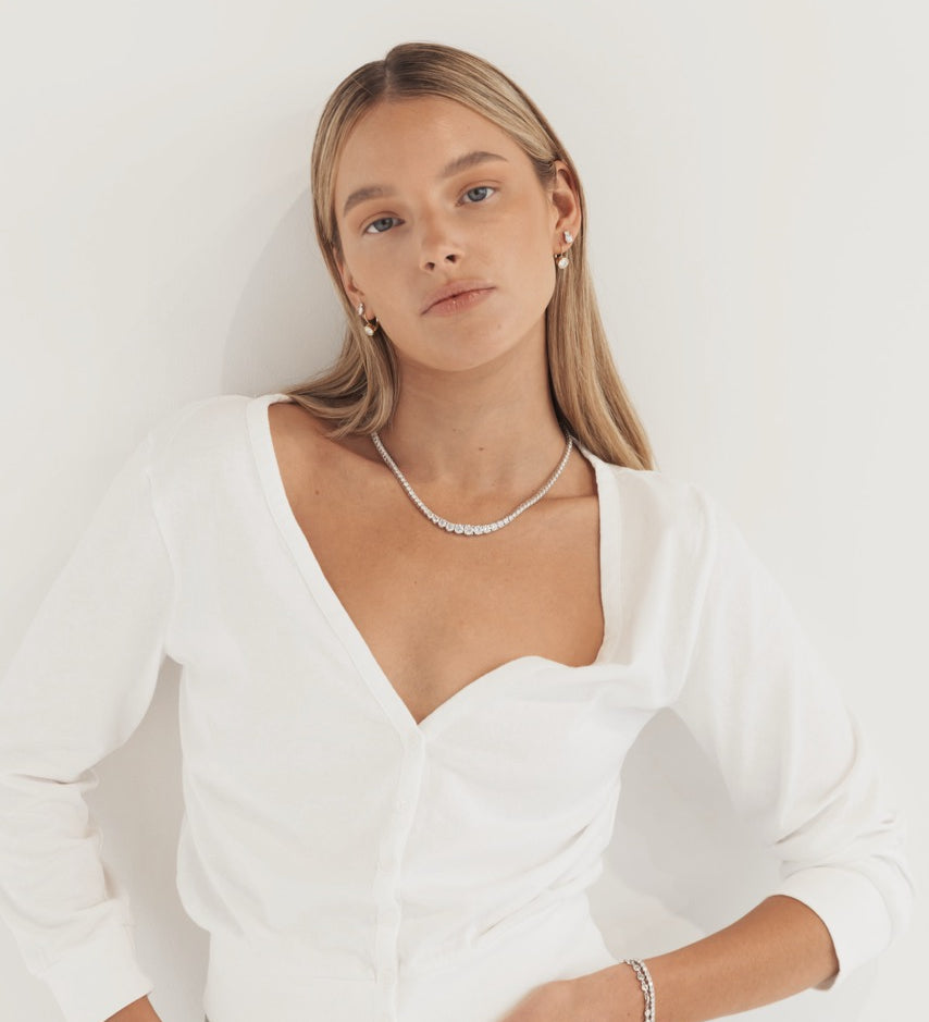 Rivière Tennis Necklace