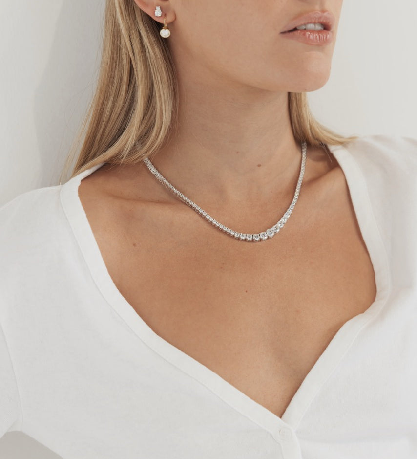 Rivière Tennis Necklace