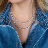 Lovey Tennis Necklace