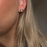 Mini Emerald Stud